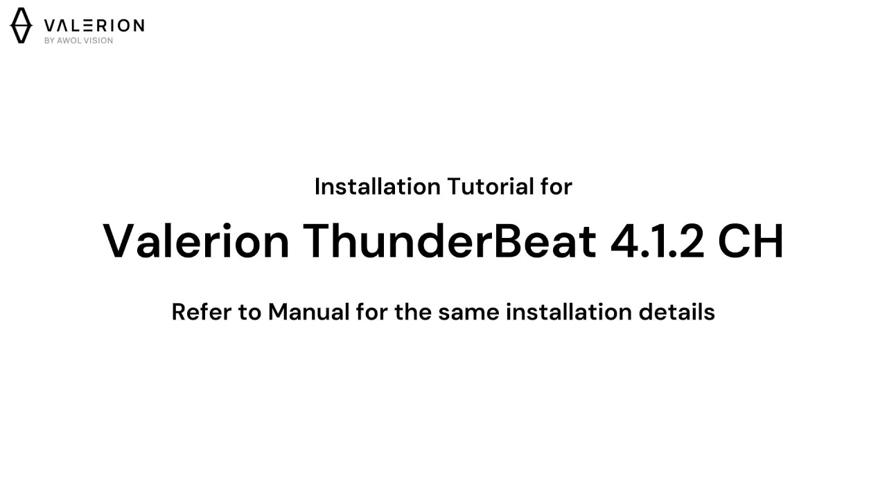 How to Install Valerion ThunderBeat