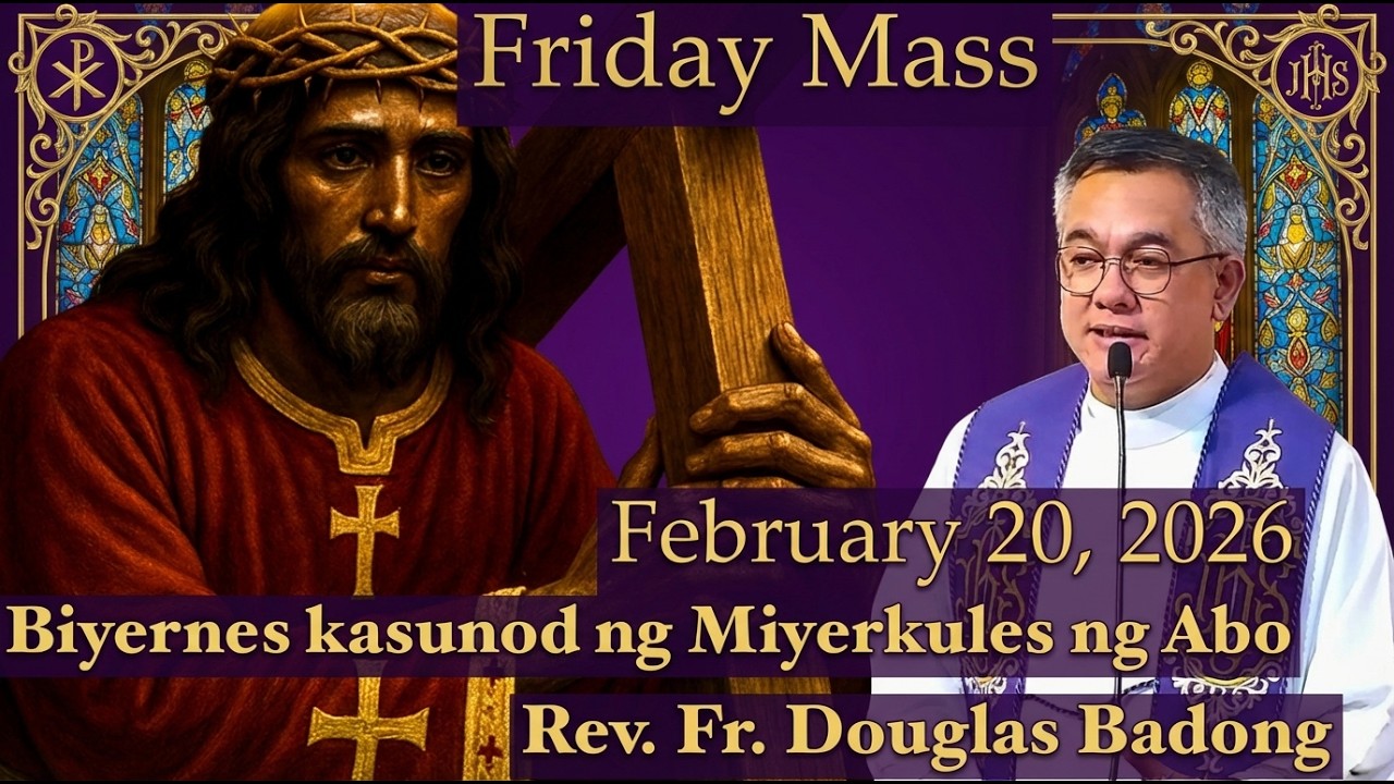 Quiapo Church Live Mass Today | February 20, 2026 | Rev. Fr. Douglas Badong