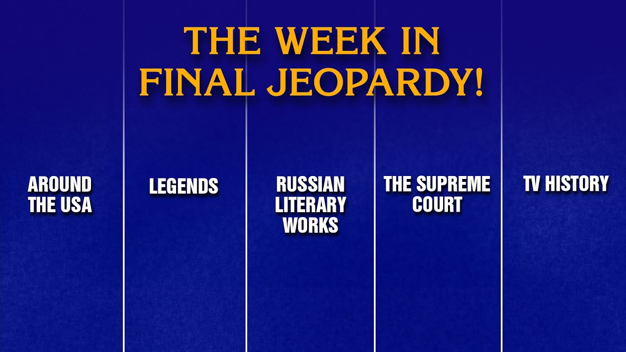 A Week in Final Jeopardy!: 12/8/25-12/12/25 | JEOPARDY!