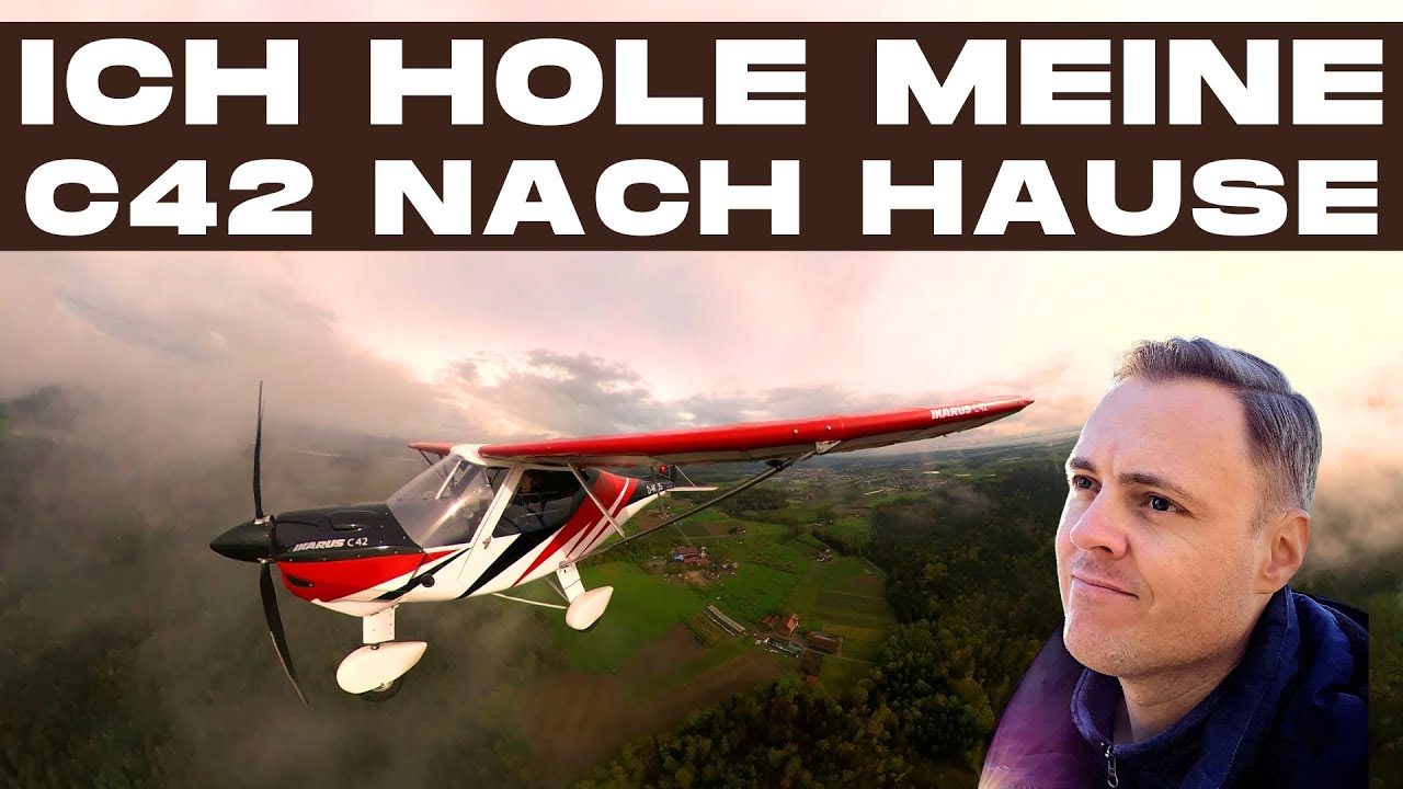 Rückflug AERO: Start in Friedrichshafen mit der C42