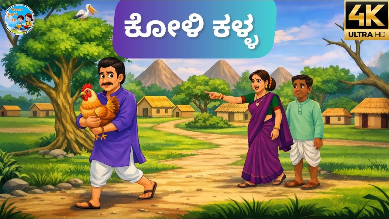 ಕೋಳಿ ಕಳ್ಳ | KoliKalla | kannada Moral Story #kannadamoralstores #moralstory #moralstories #viral #