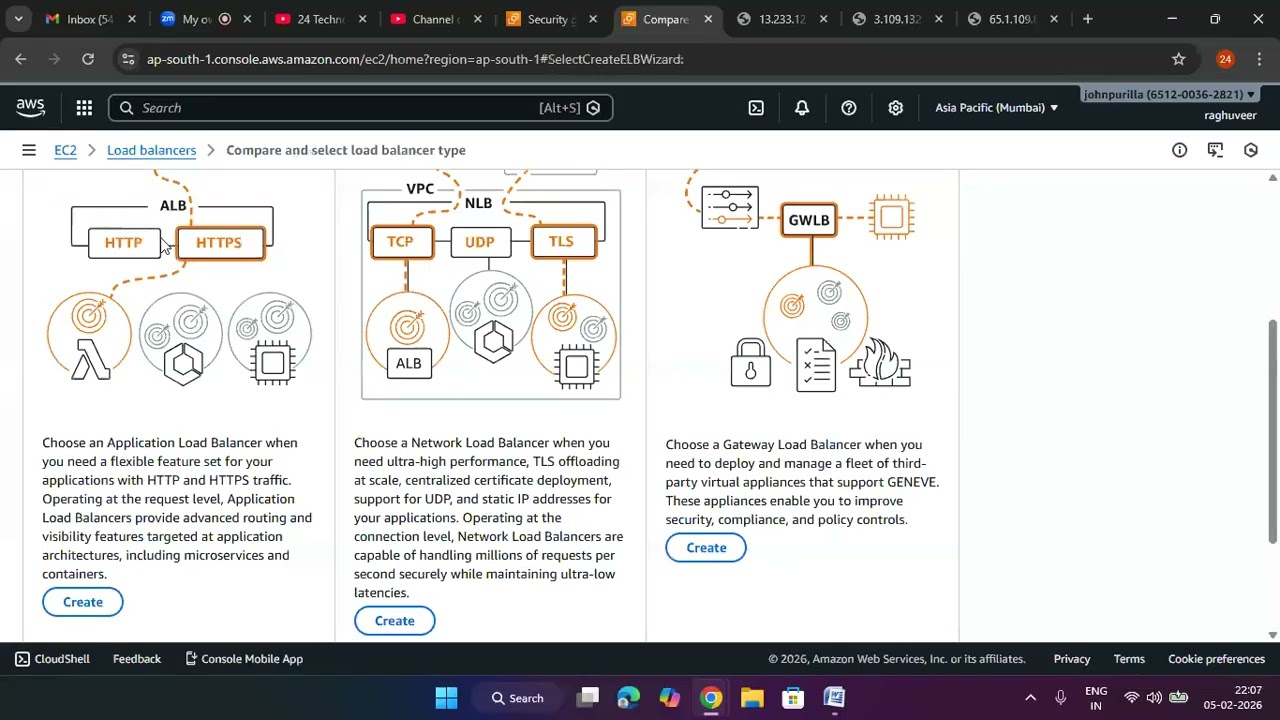 CLOUD  AWS   Application Load Balancer Lab For Beginners In Telugu  ✆ WhatsApp 9885573740