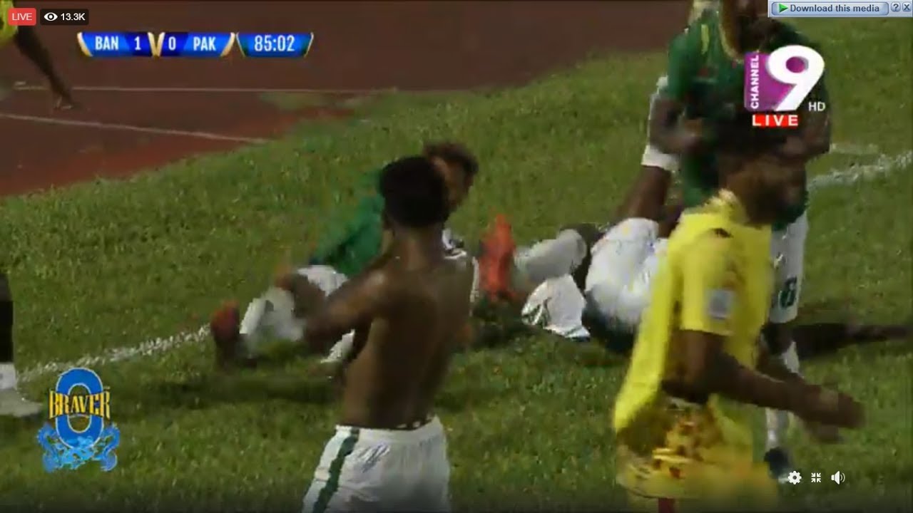 SAFF 2018|| Bangladesh vs Pakistan|| Topu Barman's Goal and celebration!