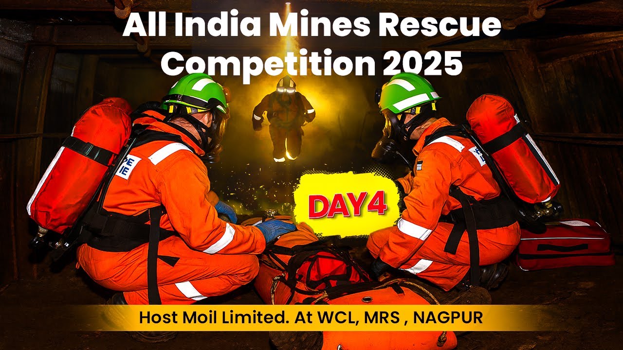 All India Mines Rescue Competition 2025 - Host Moil Limited. At WCL, MRS , NAGPUR ( Day 4 )