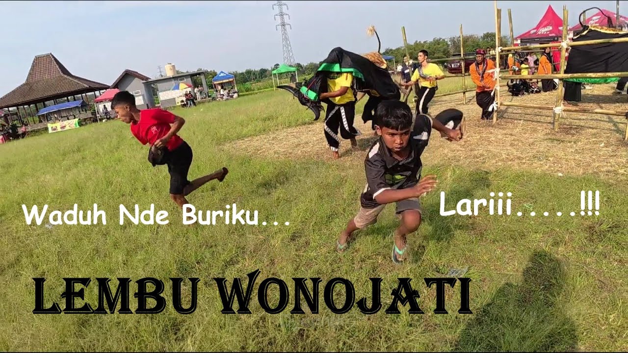 Mberot kejar bocil bareng Bantengan Lembu Wonojati full kalapan