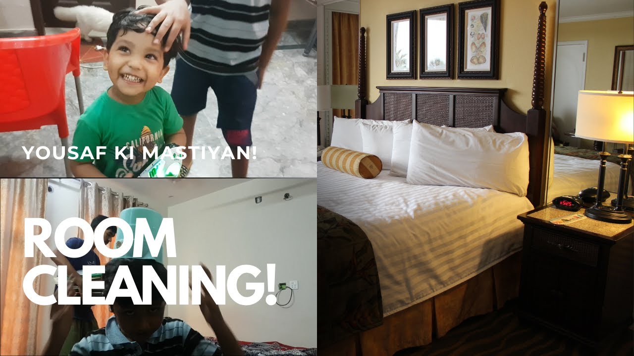 Room Cleaning 😃|| Yousaf ki Mastiyan || Abdullah And Abuzar