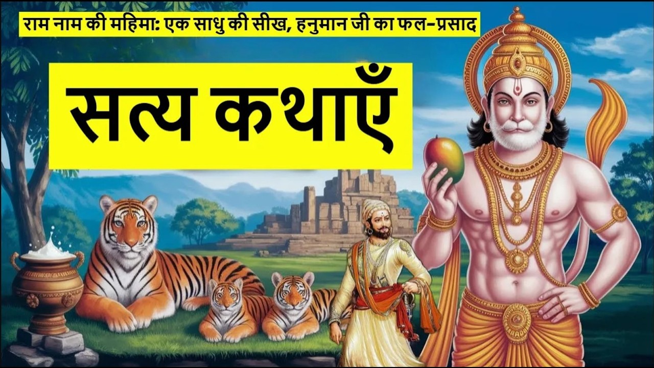 राम नाम की महिमा: एक साधु की सीख, हनुमान जी का फल-प्रसाद (संपूर्ण)#MeroGopal #meregopal #bhaktmal