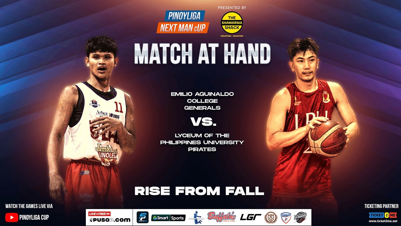 PINOYLIGA NEXTMAN CUP S4 | EAC GENERALS VS LPU PIRATES
