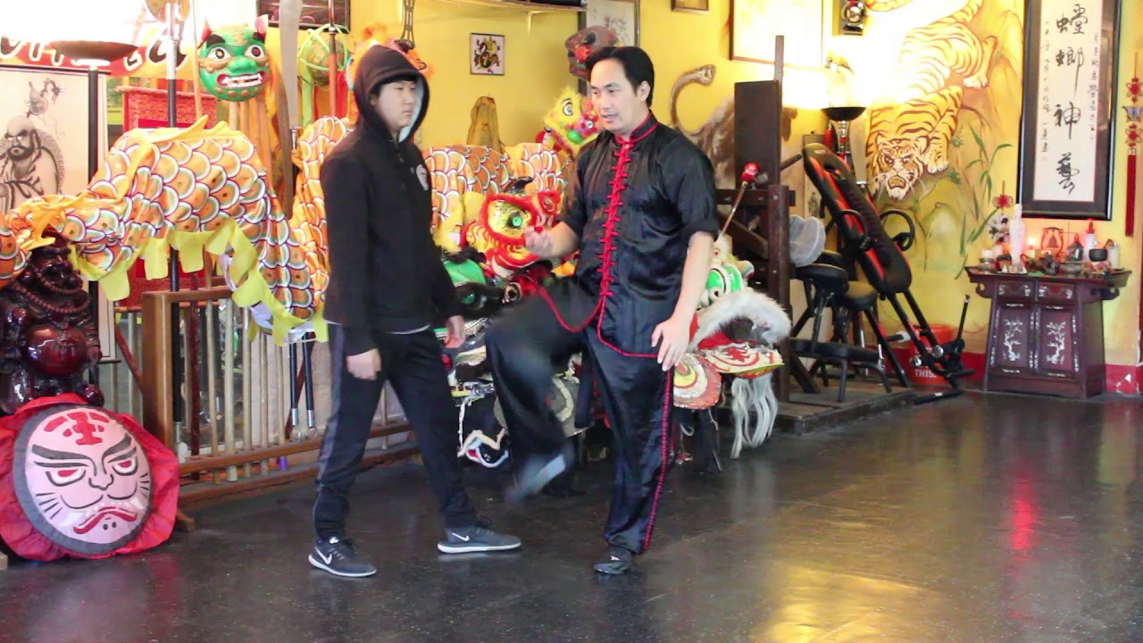 Golden Rooster Stands On One Leg Tai Chi Fight Application