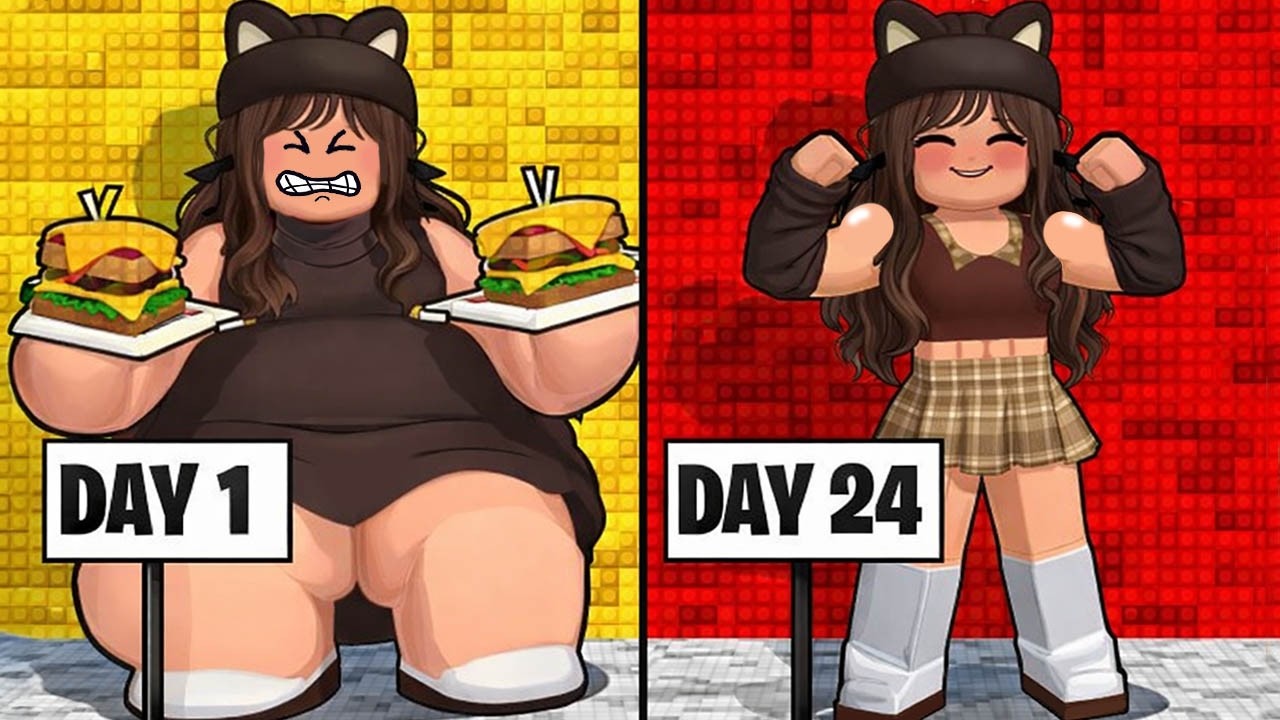 24 Days to LOSE 8,500 lbs in Roblox...