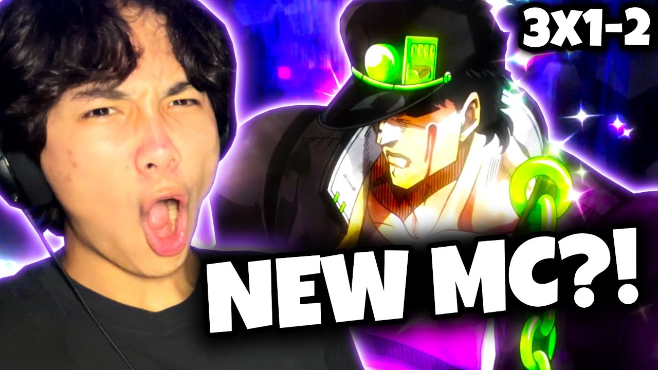 Experiencing Jojo's Bizarre Adventure UNSPOILED (3x1-2) | FIRST TIME REACTION