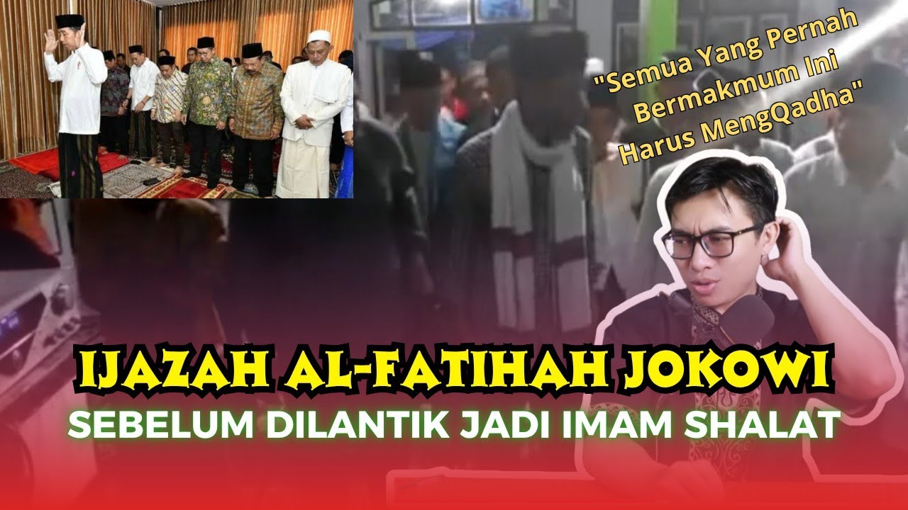 Ungkap Masa Lalu JOKOWI: Yang Pernah Bermakmum Harus Mengganti Shalatnya | Kesamaan PWI dan Jokowi.