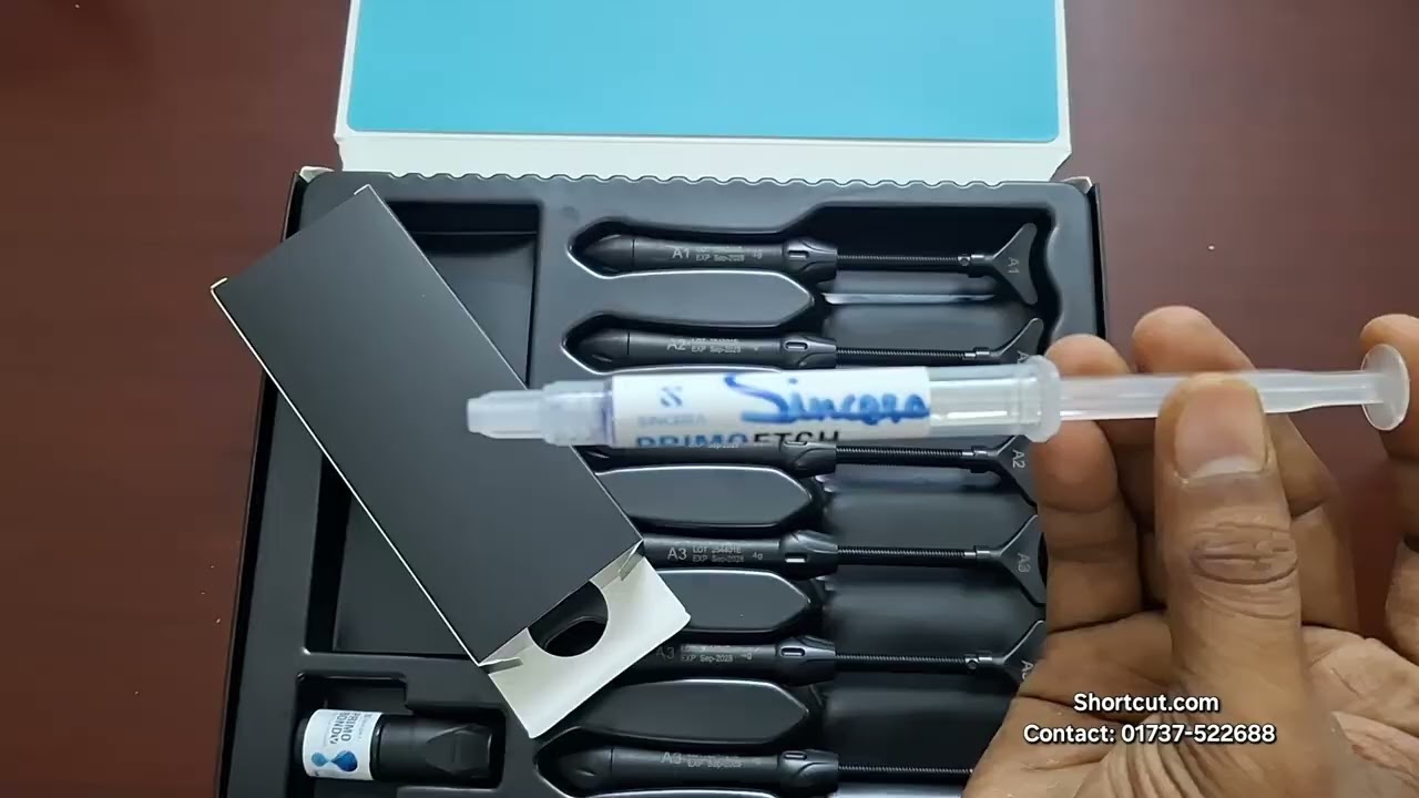 SINCERA Light Cure Composite Kit Box.