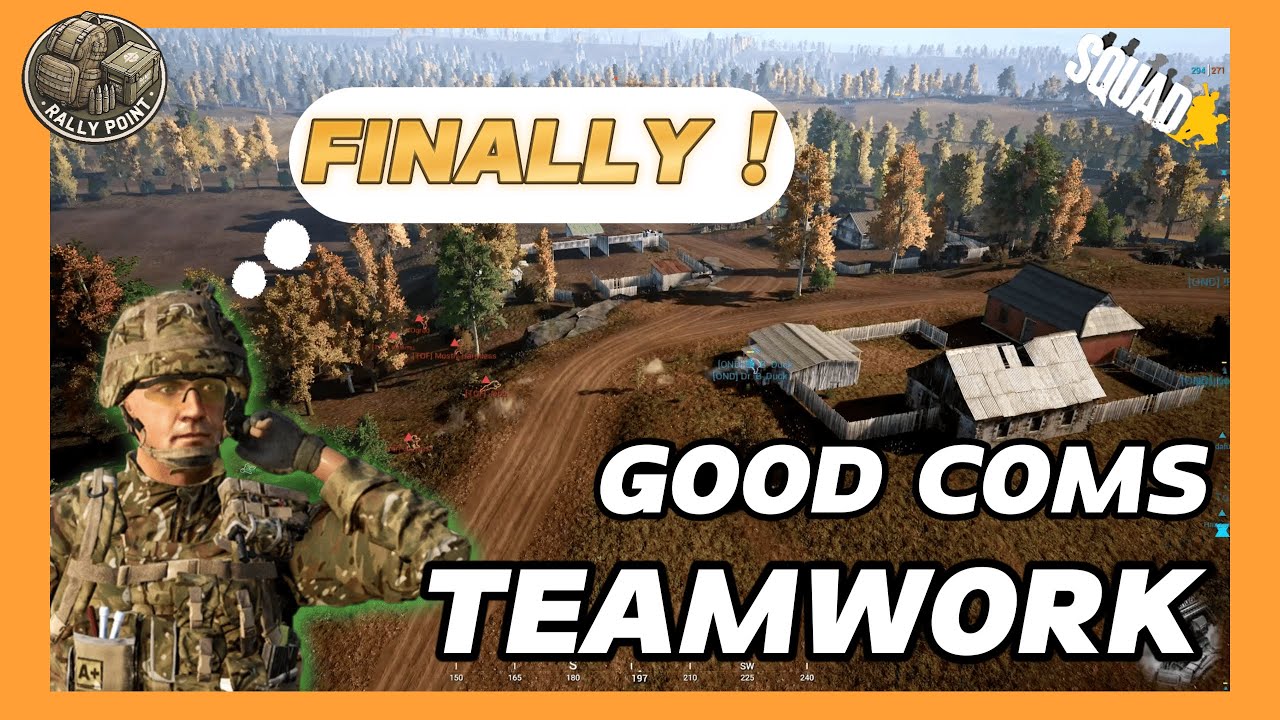 Finally a SQUAD SERVER with Good Comms & Teamplay | RALLY POINT
