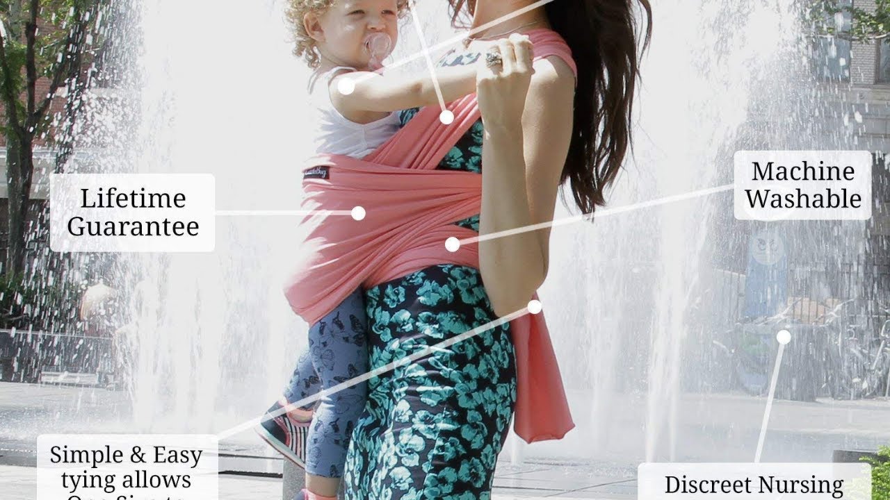 CuddleBug Baby Wrap Sling + Carrier |For Newborns | Carry Up To 36 Lbs | Review 2020