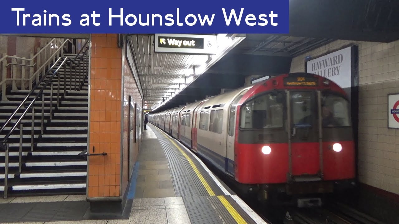 London Underground Piccadilly Line Trains At Hounslow West