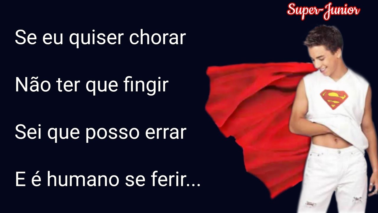 Súper-Herói - Não é fácil (Letra) - Sandy e Junior