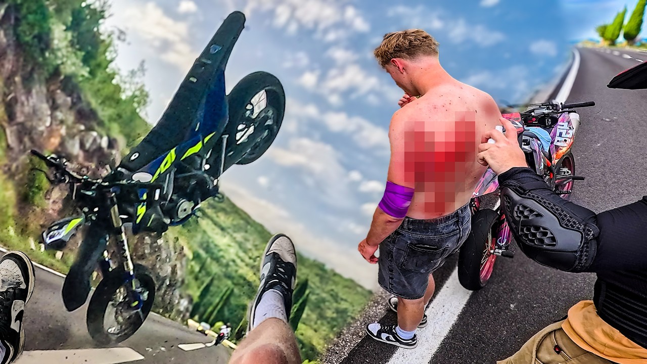 SUPERMOTO CRASH IN KROATIEN