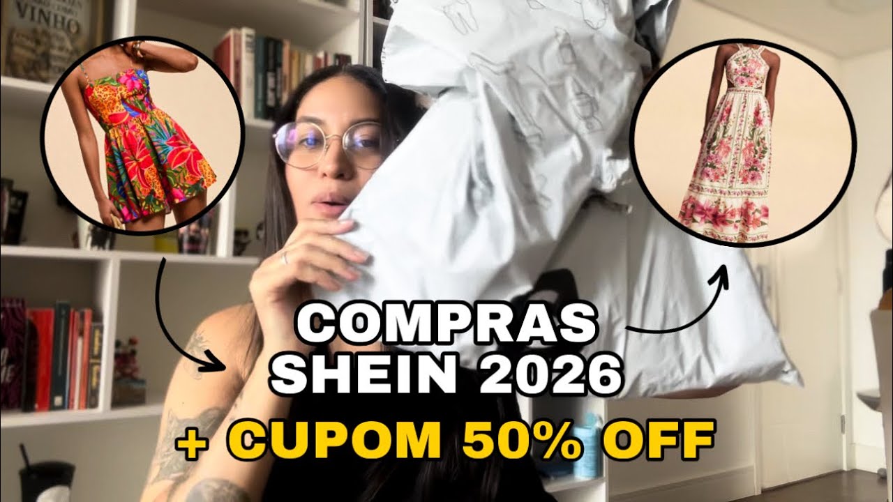 COMPRAS PERFEITAS DA SHEIN 2026 + CUPOM 50% OFF 