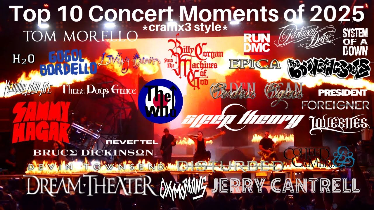 My Top 10 Concert Moments of 2025 *cramx3 style*