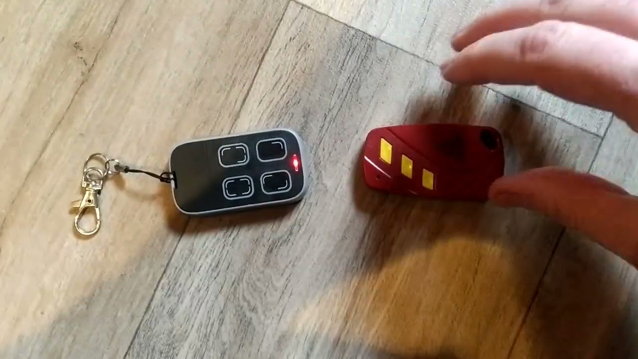Copia de mando de garaje Emfa TE3 en Ty Remote Control