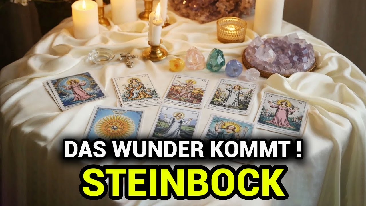 STEINBOCK ♑️: NACH DEM CHAOS KOMMT DAS WUNDER! LIEBE, GELD & HEILUNG SIND UNTERWEGS ✨ #steinbock