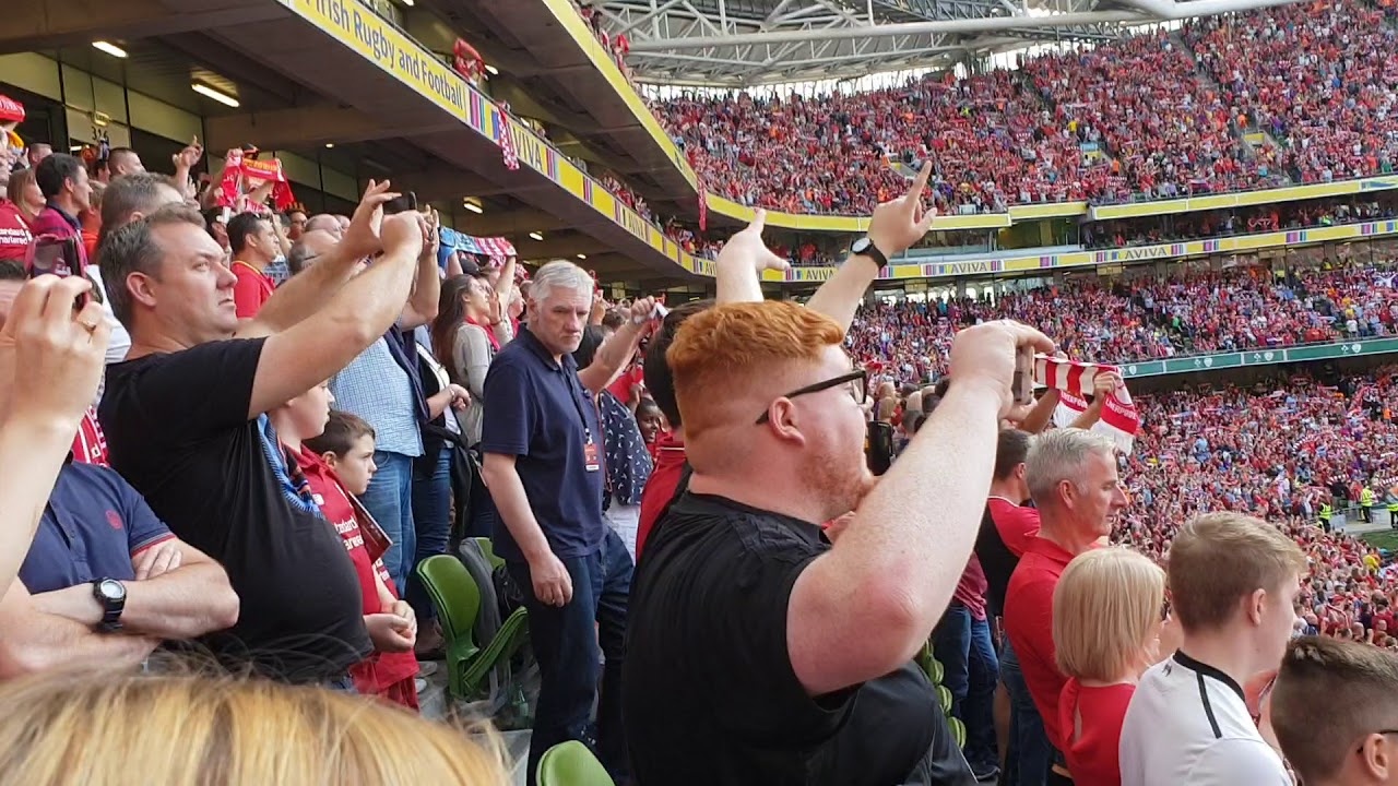 You'll never walk alone Aviva stadium!!!