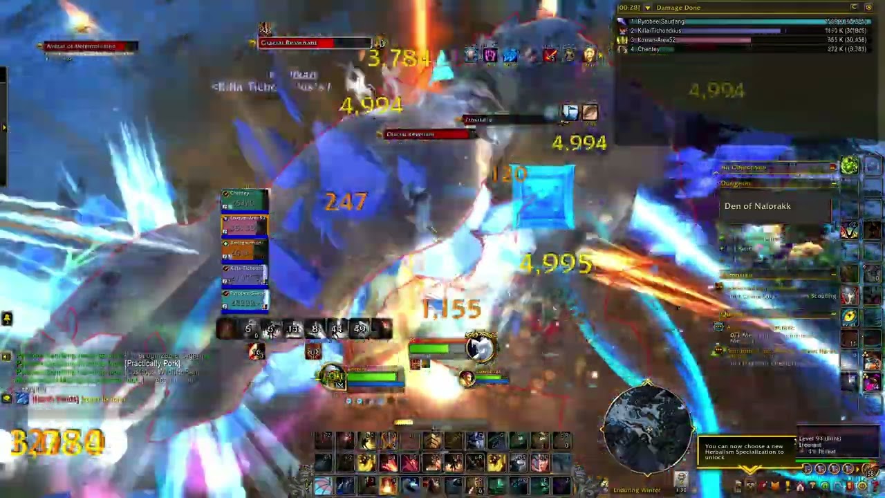 WoW Midnight 12.0.1 scalecommander augmentation evoker pve Den of Nalorakk Mythic