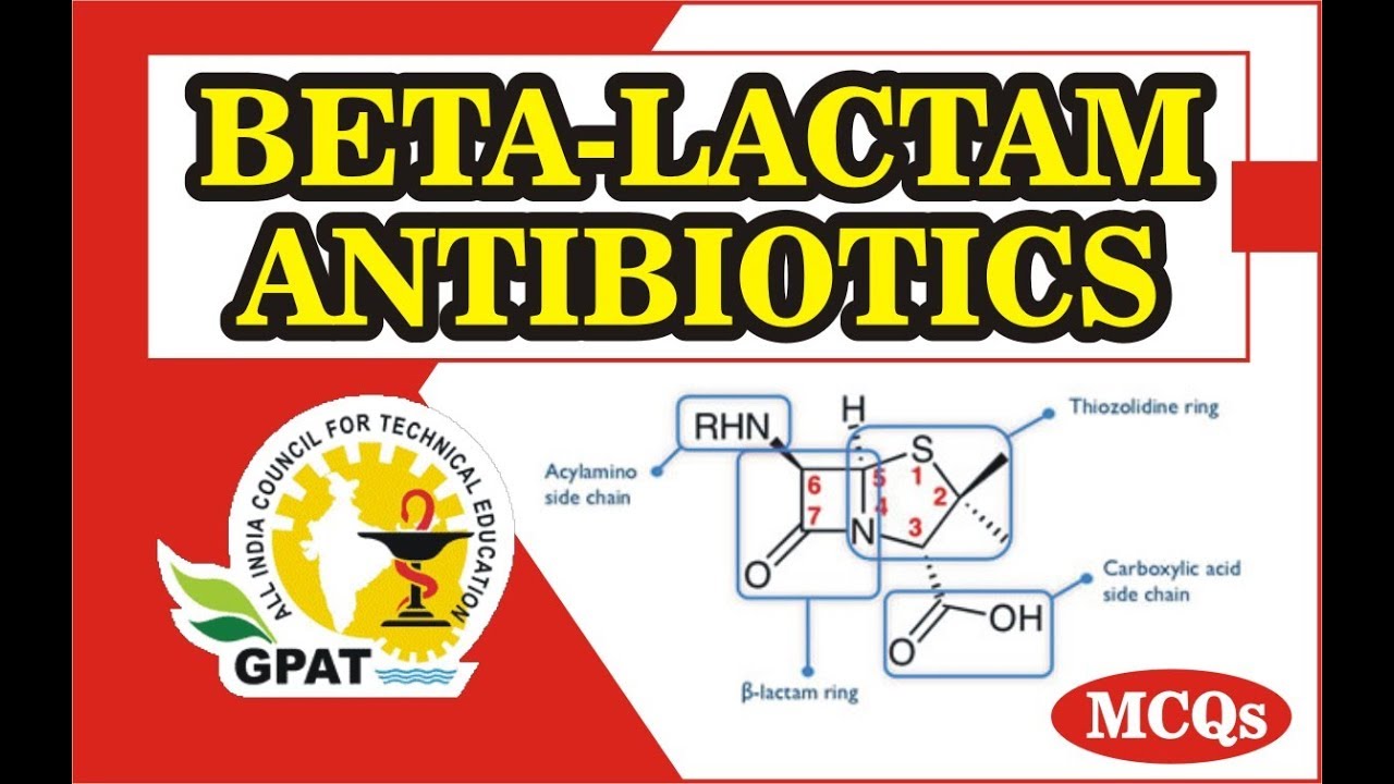 BETA-LACTAM ANTIBIOTICS MCQS | PHARMACOLOGY | IMPORTANT FOR GPAT-2020