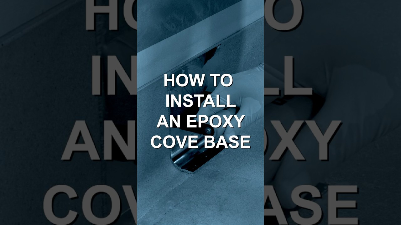 How To Install An Epoxy Cove Base