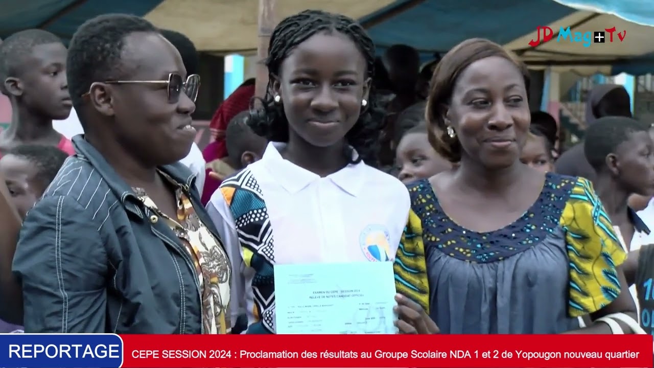 🔴CEPE SESSION 2024 : Proclamation des résultats au Groupe Scolaire NDA 1 et 2 de Yopougon