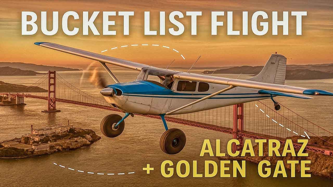 Flying Over Alcatraz and the Golden Gate | Bucket List Flight