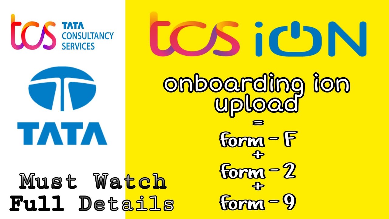 On boarding form Upload || Tcs Ion on boarding form upload | on boarding documents || tcs ion upload