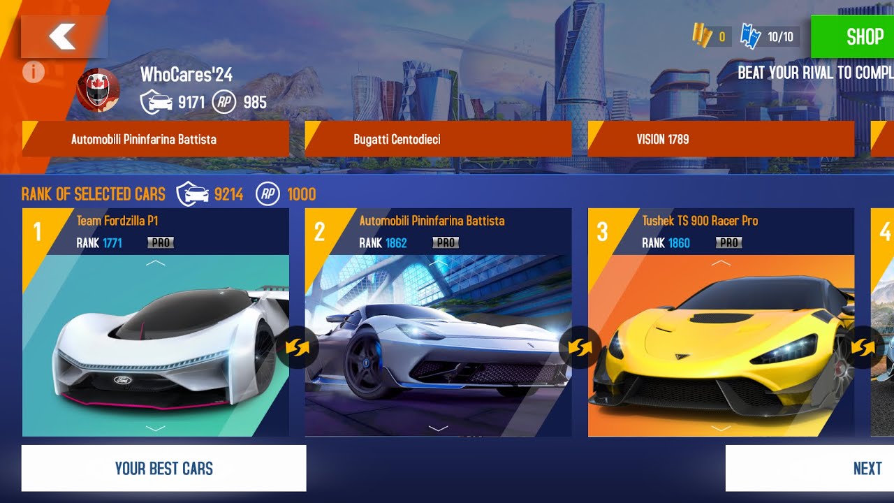 Asphalt 8 - Gauntlet Challenges With Team Fordzilla P1 (A1771) - #Asphalt8Gauntlet 