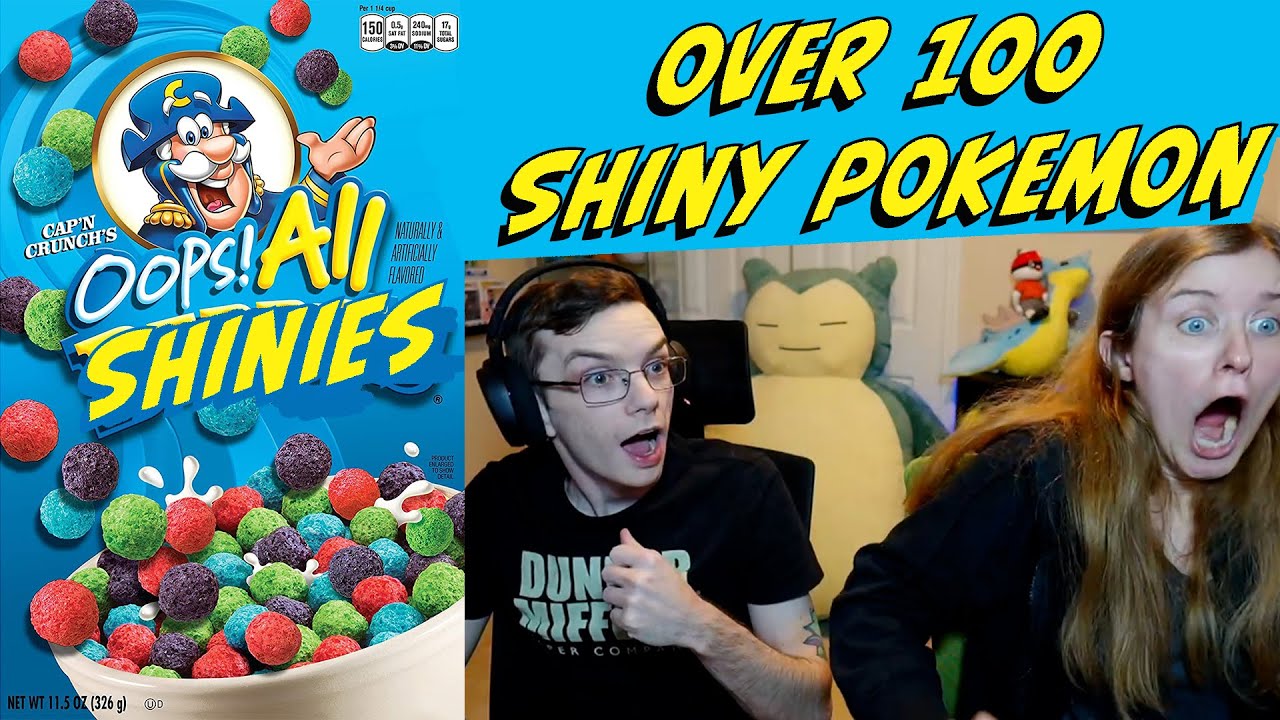 OOPS, Only Shiny Reacts 2021! over 100 RARE Shiny Pokémon for an epic NON STOP Highlights