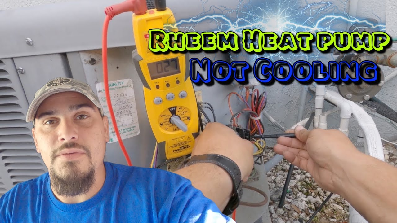 Rheem heat pump not cooling. HVAC diagnose and repair