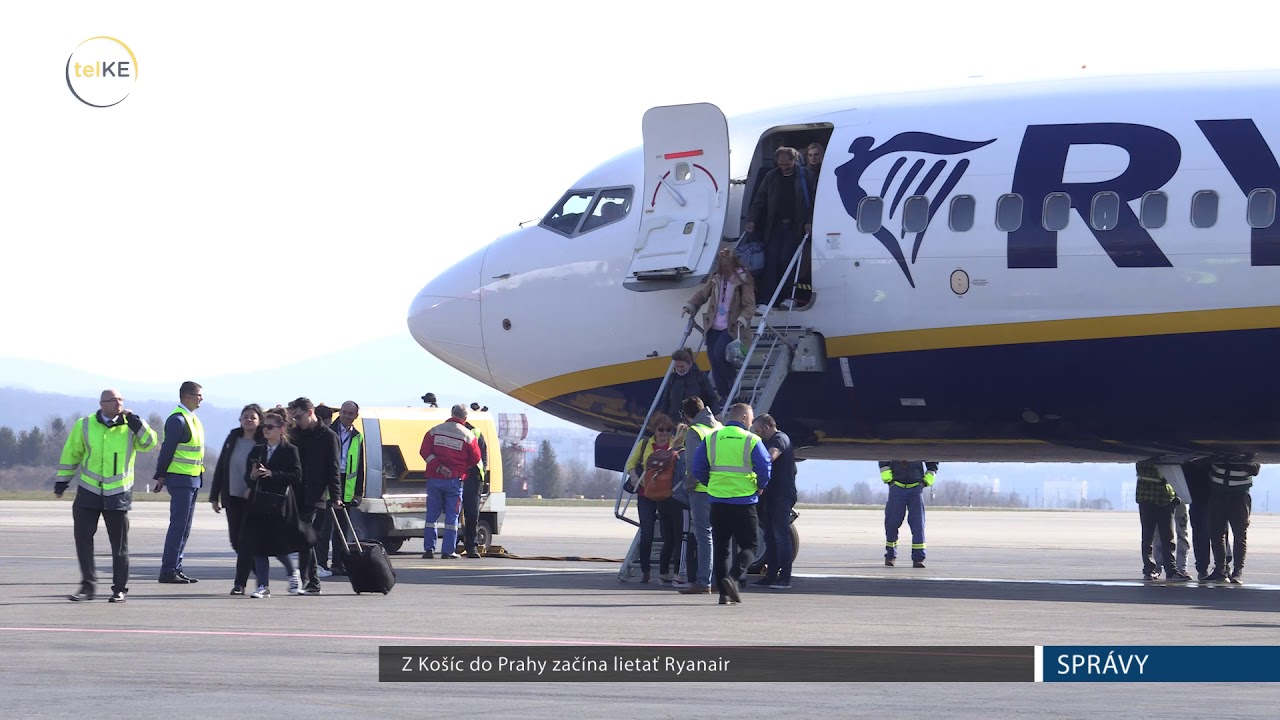 Z Košíc začína lietať Ryanair do Prahy