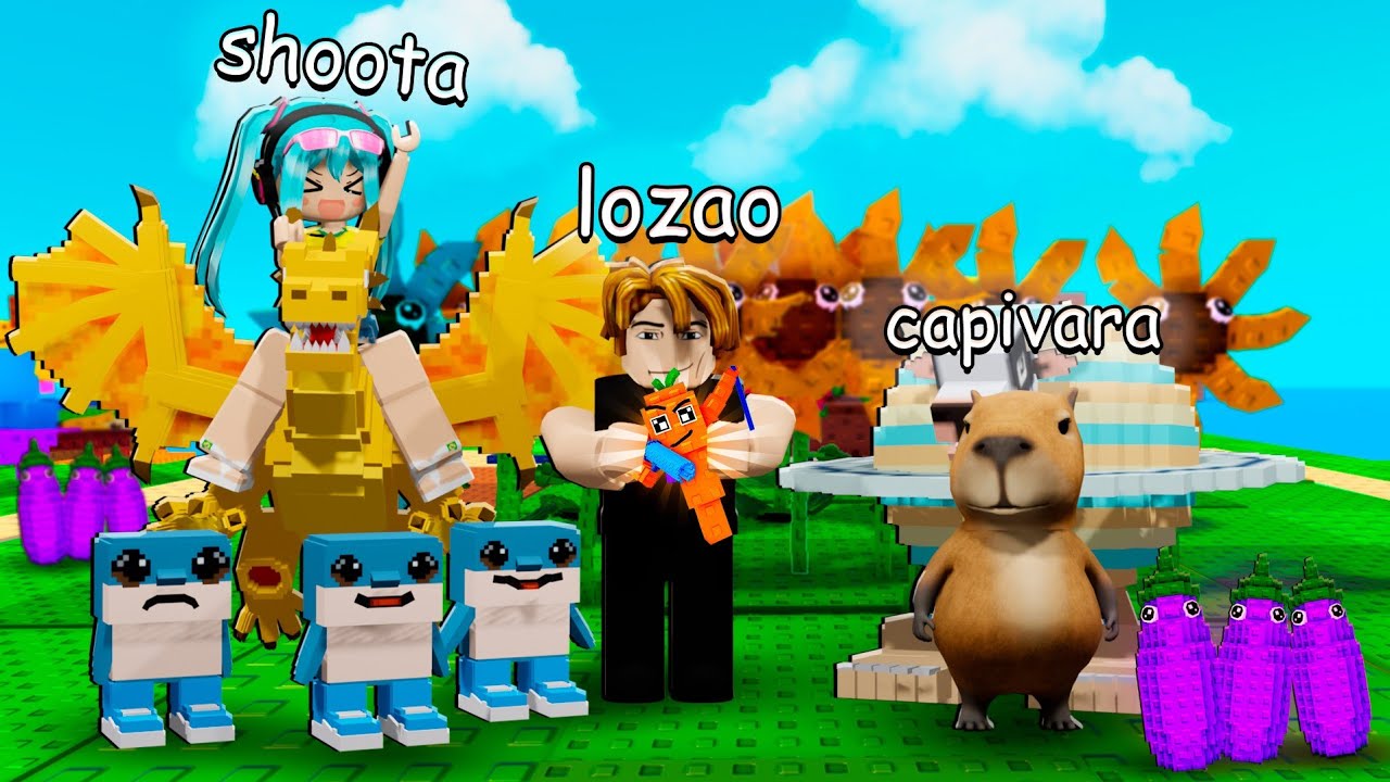 3 baitolas em PLANTAS VS BRAINROTS KKKKK (prefiro plantas vs zumbi) 