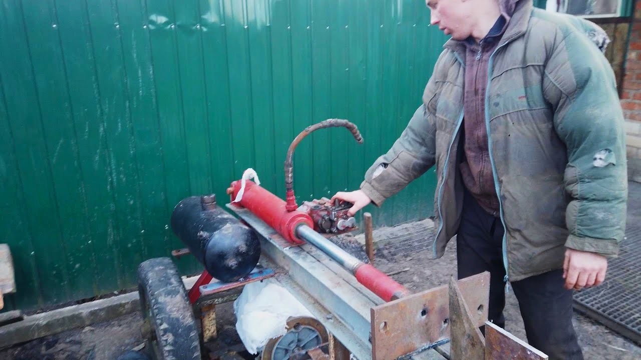 Тепер дрова не проблема.Зробили гідравлічний дровокол!  Потрібна ваша порада!