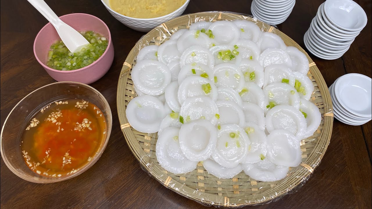 Tuyệt Chiêu Làm Bánh Bèo Bằng Tinh Bột Mì Đa Dụng Bánh Có Xoáy Trắng Rất Đẹp Dẻo Mịn