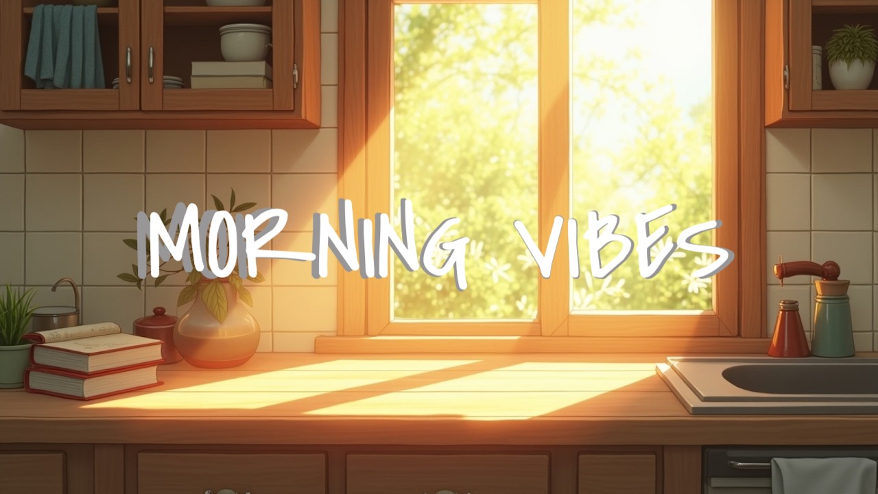 Morning Jazz Ambience with Elegant Flower Hologram Ambient Video for Relaxing Screen