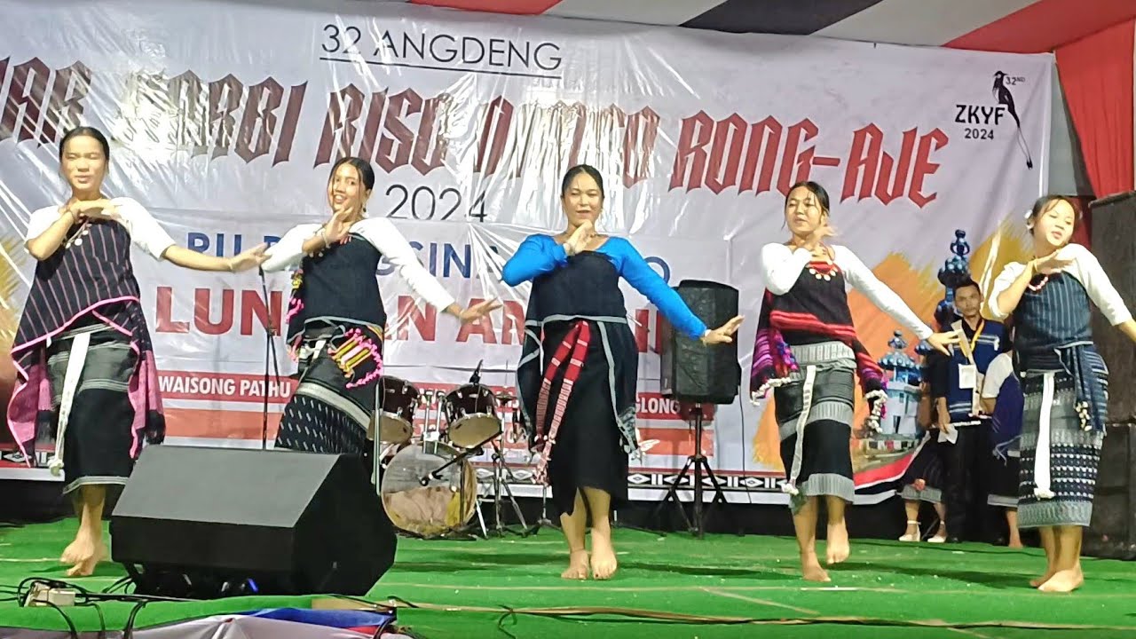 Live Performamnce 32nd ZKYF | venue Dongkamukam playground karbi dance ( Malin Tissopi )