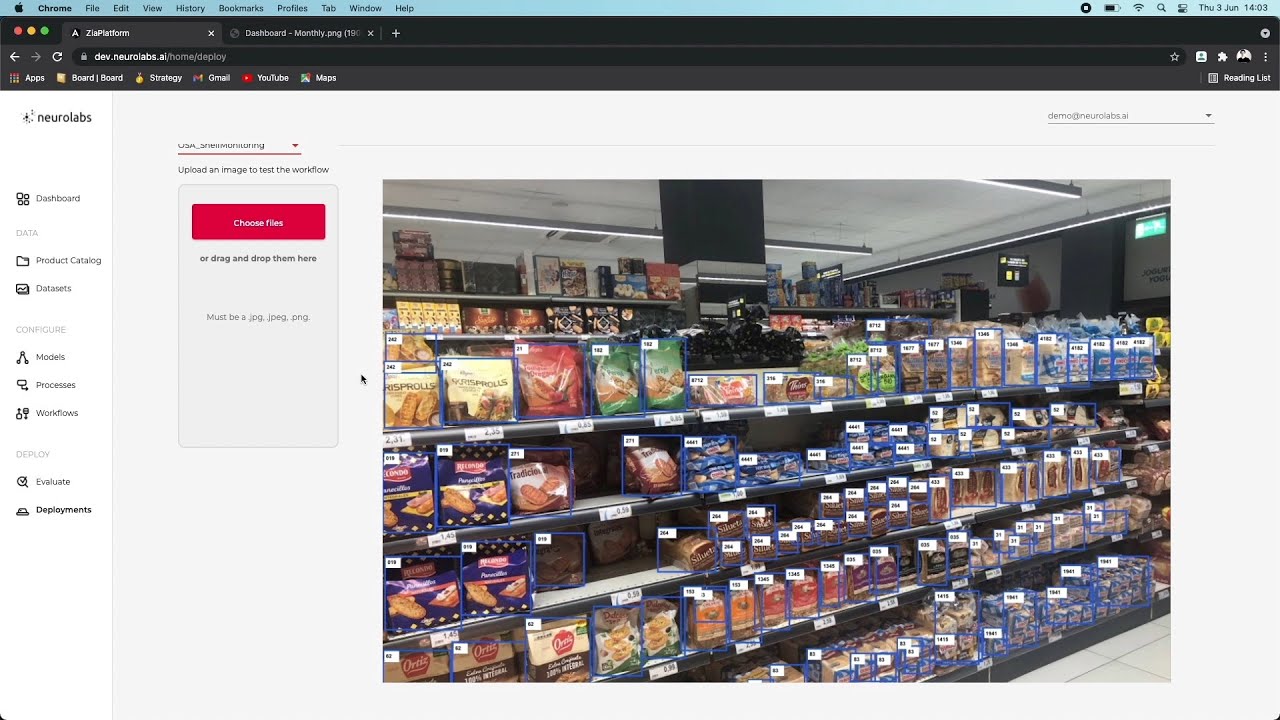 On-Shelf Availability Detection Using Neurolabs