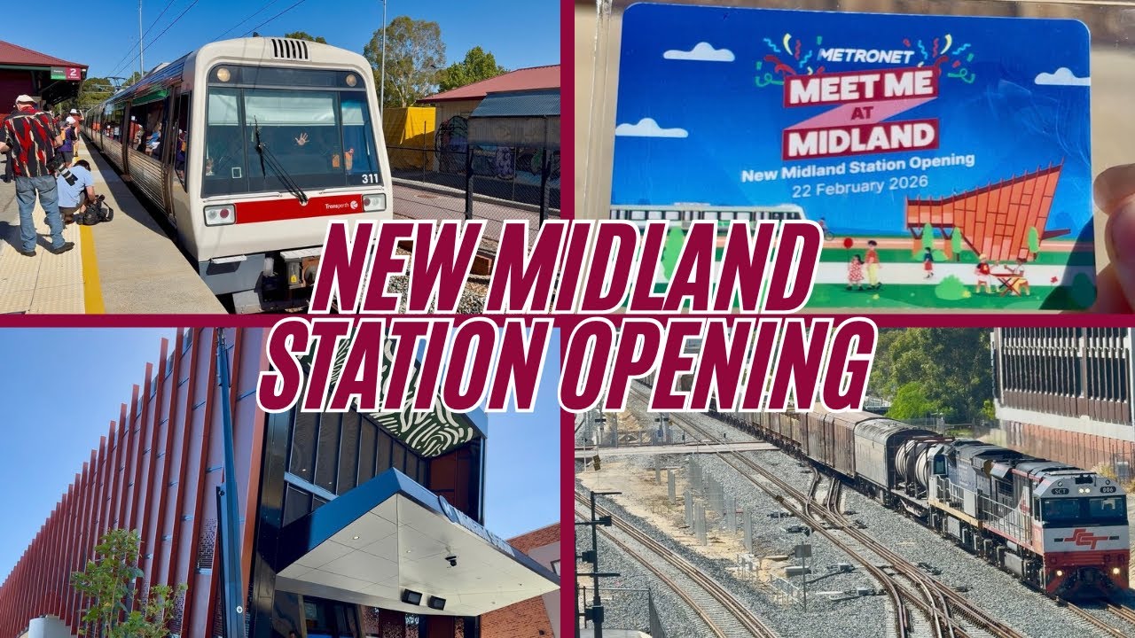 New Midland Station Opening and VIP Train Journey 