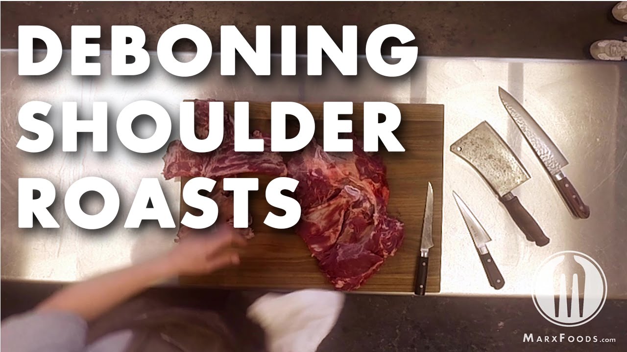 Wild Boar Butchery - Deboning Shoulder Roasts Video