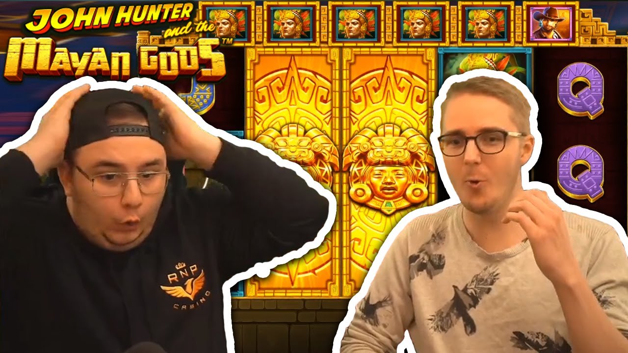 BIG WIN ON JOHN HUNTER AND THE MAYAN GODS - CASINO BIG WINS