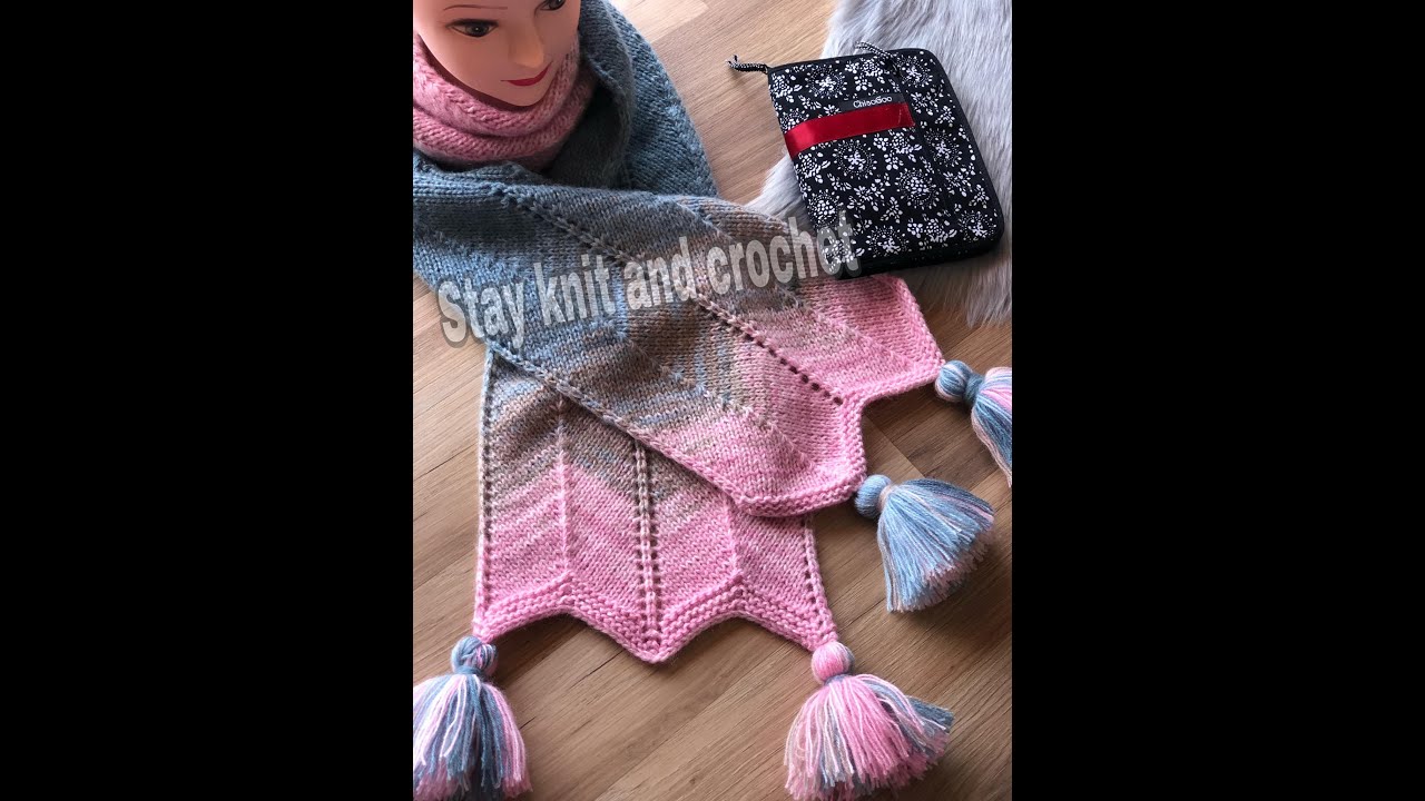تريكو | كوفيه بغرزه الزجزاج / zig zag stitch