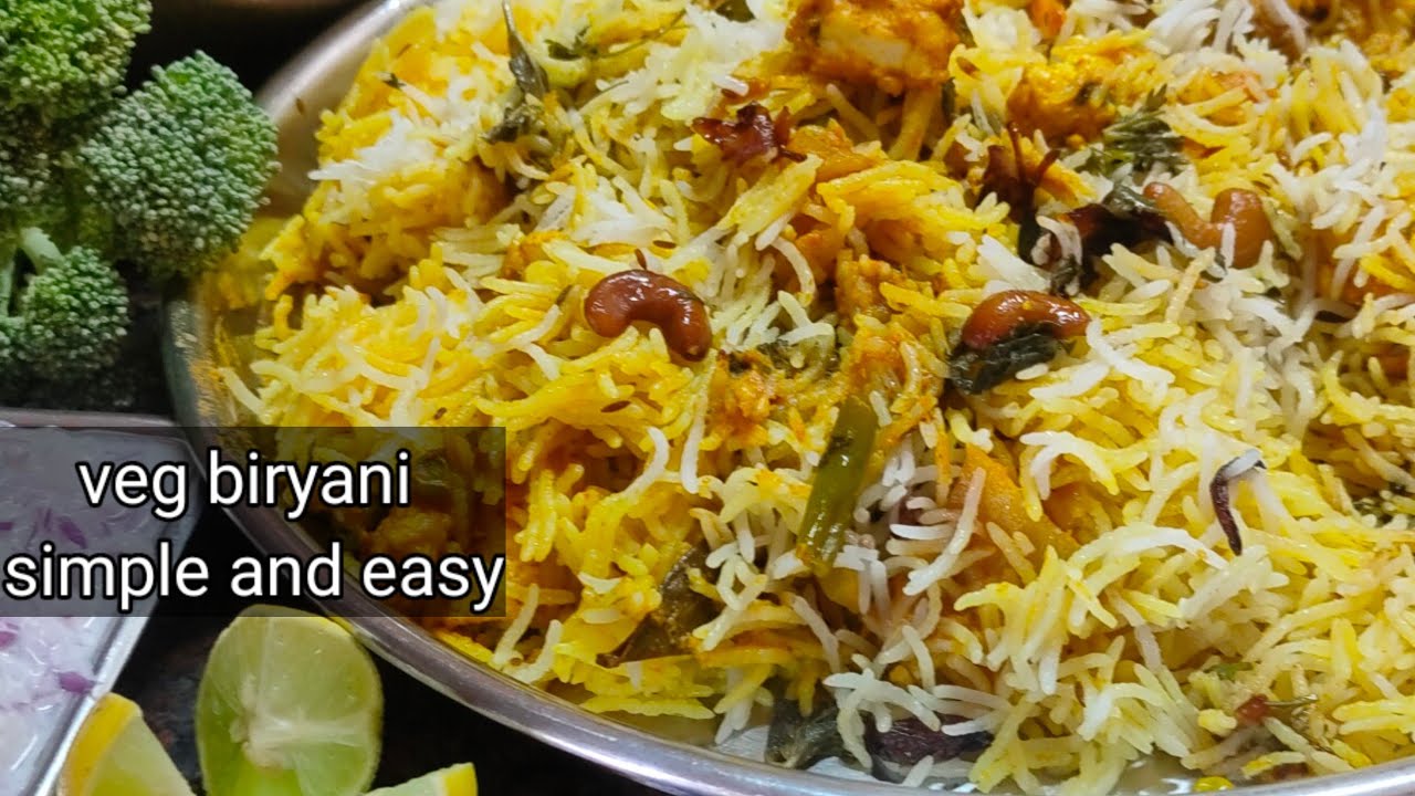 Broccoli vegetable biryani recipe tasty & easy ब्रोकली वेज बिरियानी रेसिपी