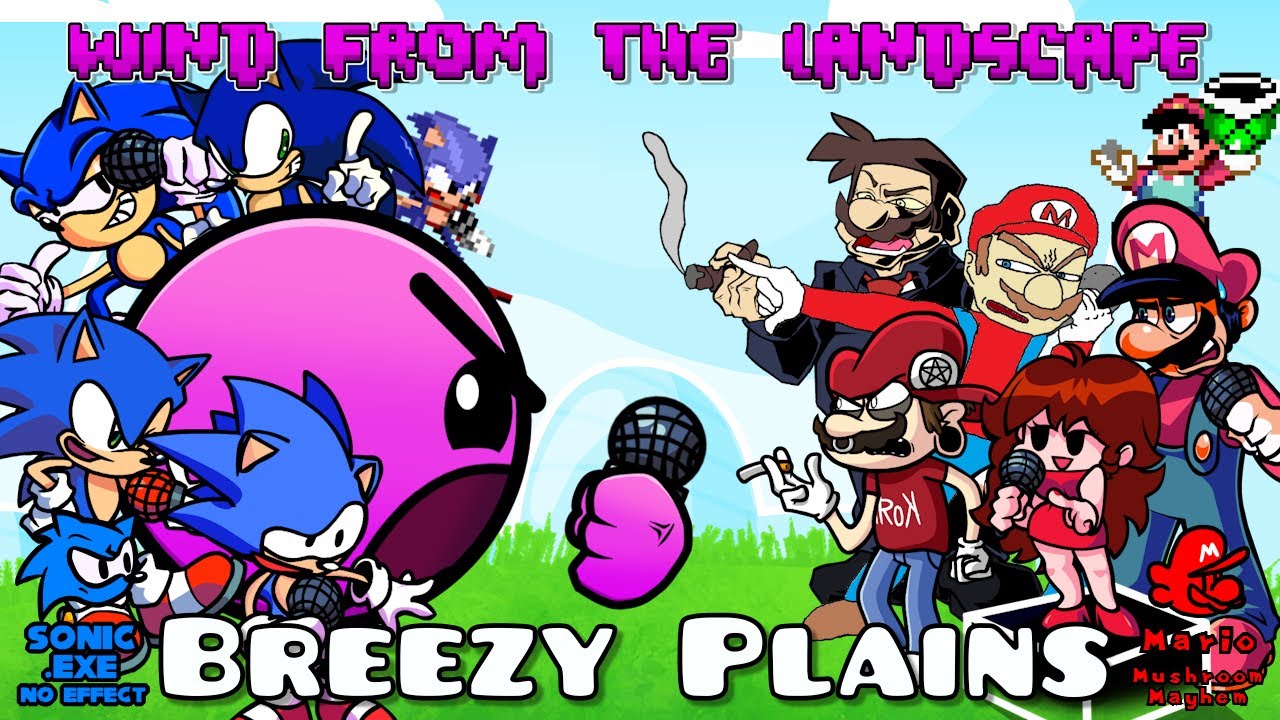 FNF - Sonic's vs Mario's / Breezy Plains (WIND FROM THE LANDSCAPE)