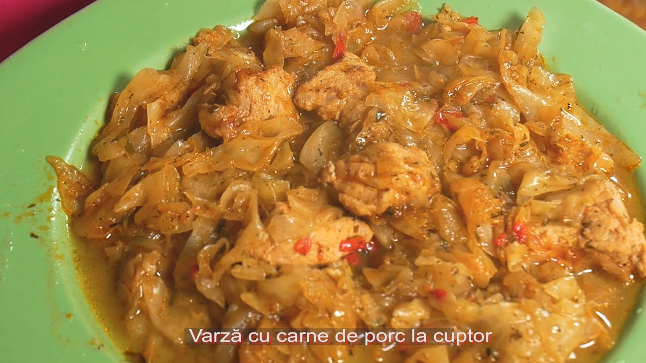 Запеченная капуста со свининой